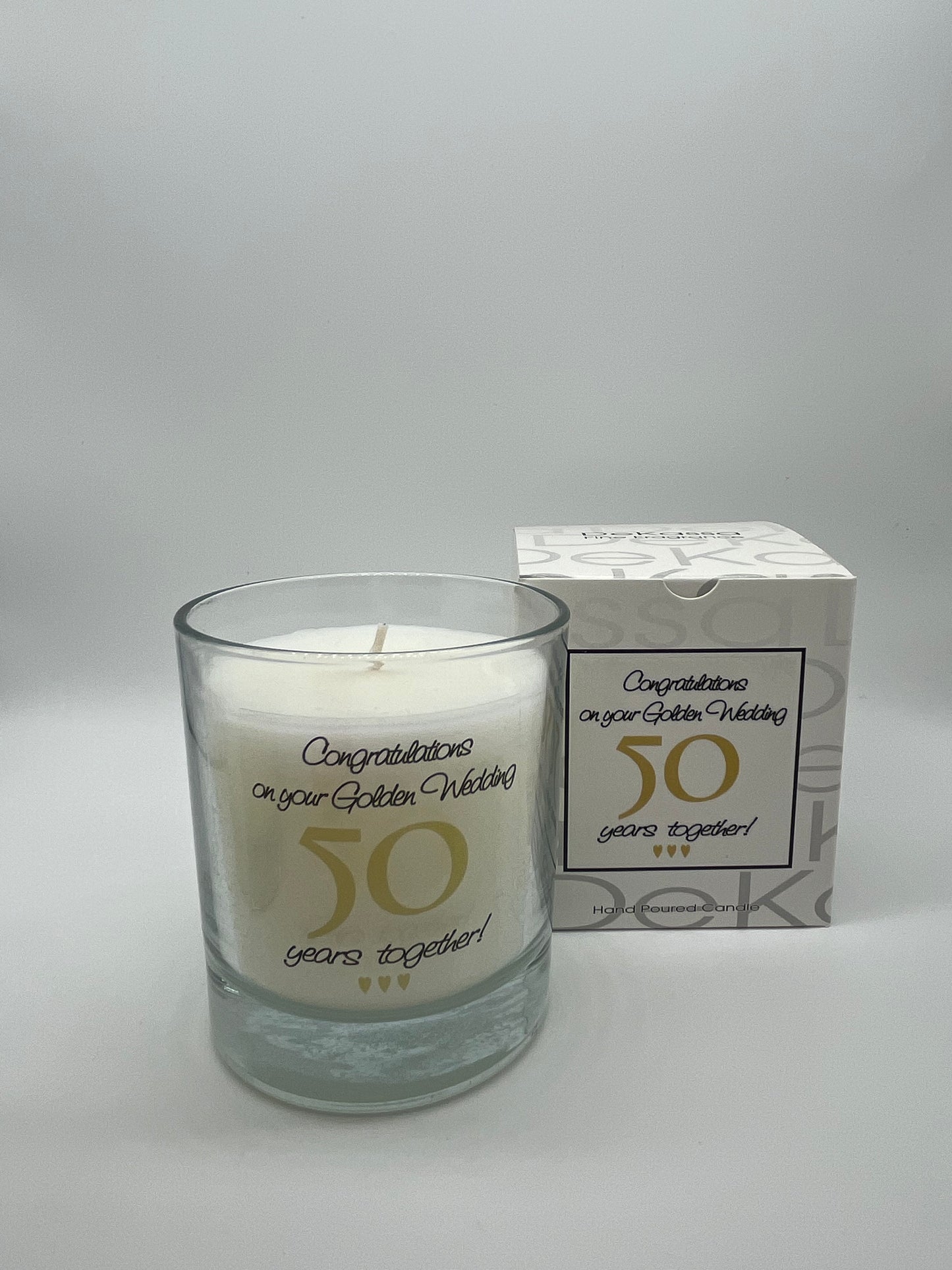 Congratulations on your Golden Wedding 50 Years Together! | Luxury Scented Candle