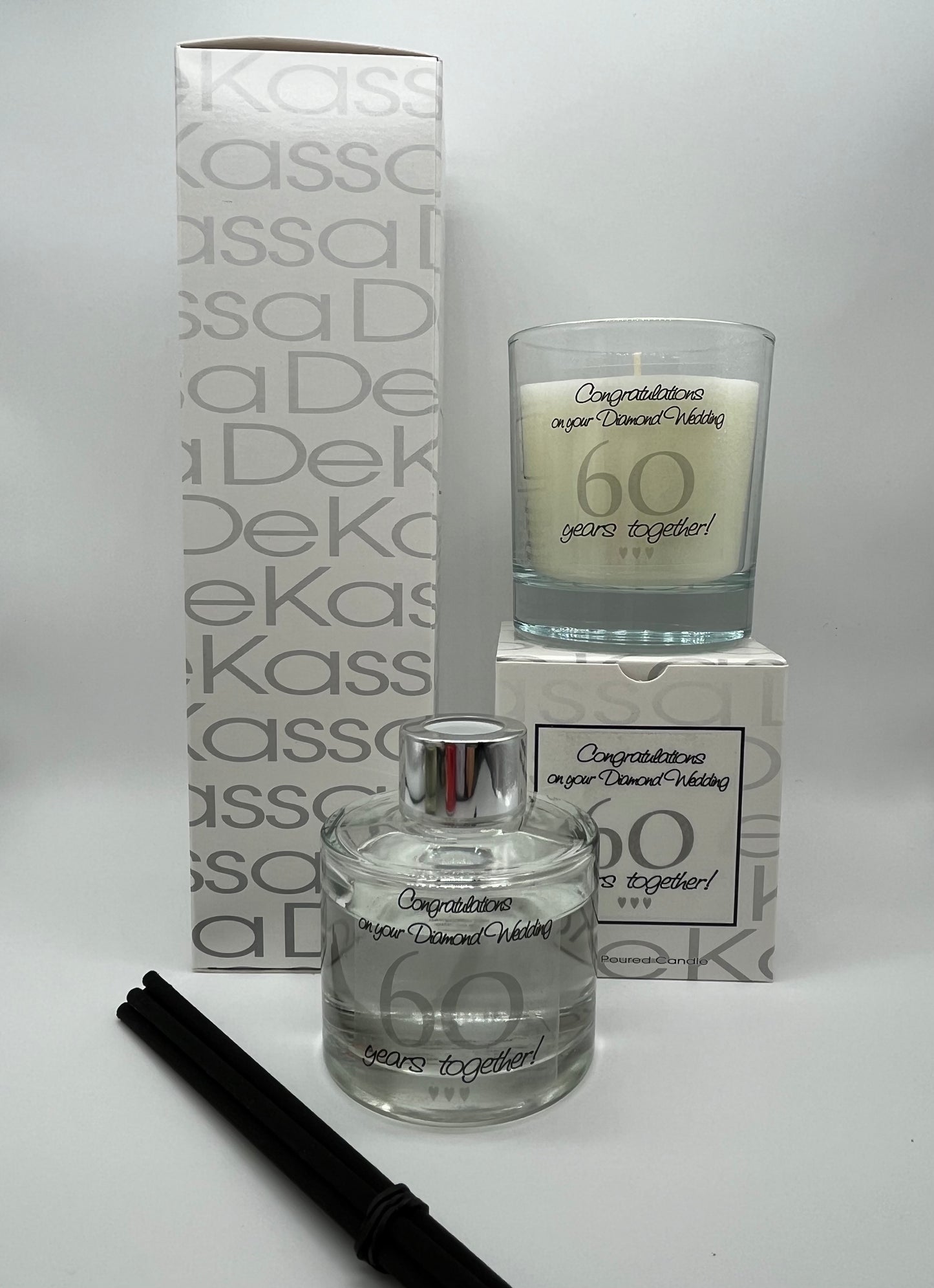 Congratulations on your Diamond Wedding 60 Years Together! | Luxury Scented Candle