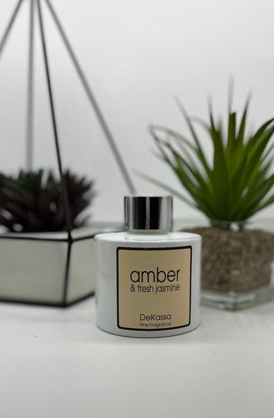 Amber & Fresh Jasmine | Luxury Reed Diffuser