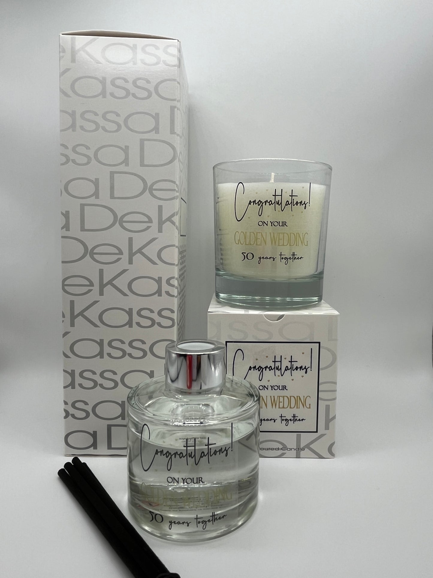 Congratulations! on your Golden Wedding 50 years together | Luxury Scented Candle