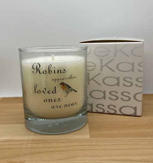 Robins Appear When Loved Ones Are Near | Luxury Scented Candle