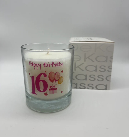 Happy Birthday 16 | Luxury Scented Candle