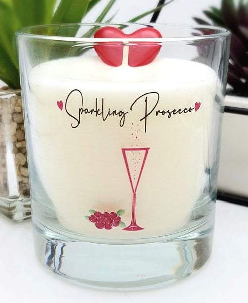 Sparkling Prosecco scented cocktail candle