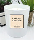Amber & Fresh Jasmine | Luxury Scented Candle