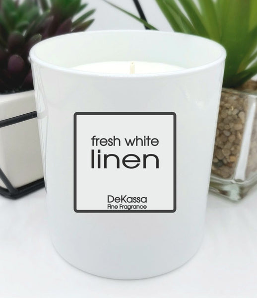 Fresh White Linen | Luxury Scented Candle