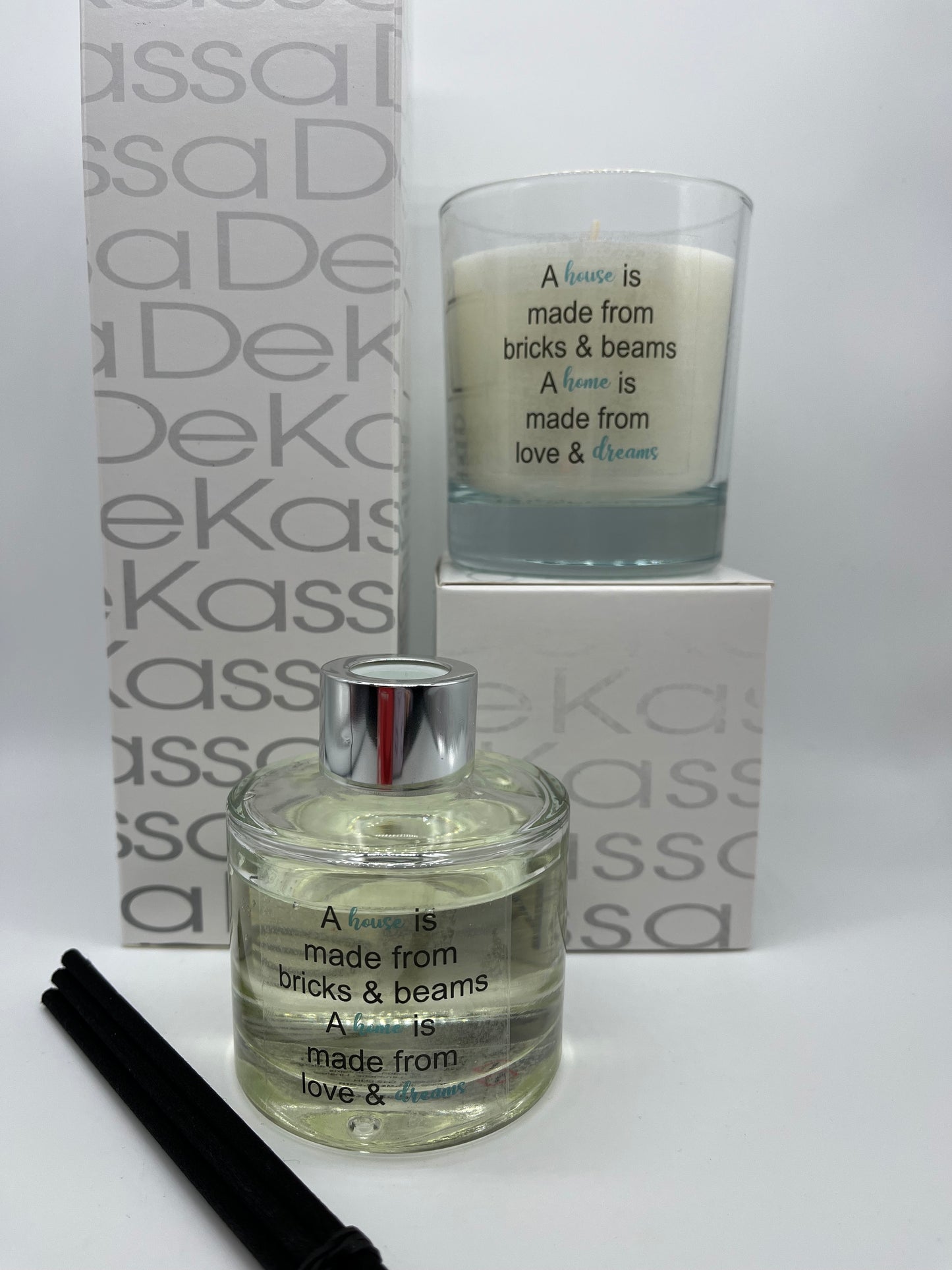 A House is made from bricks & beams. A Home is made from love & dreams | Luxury Scented Candle