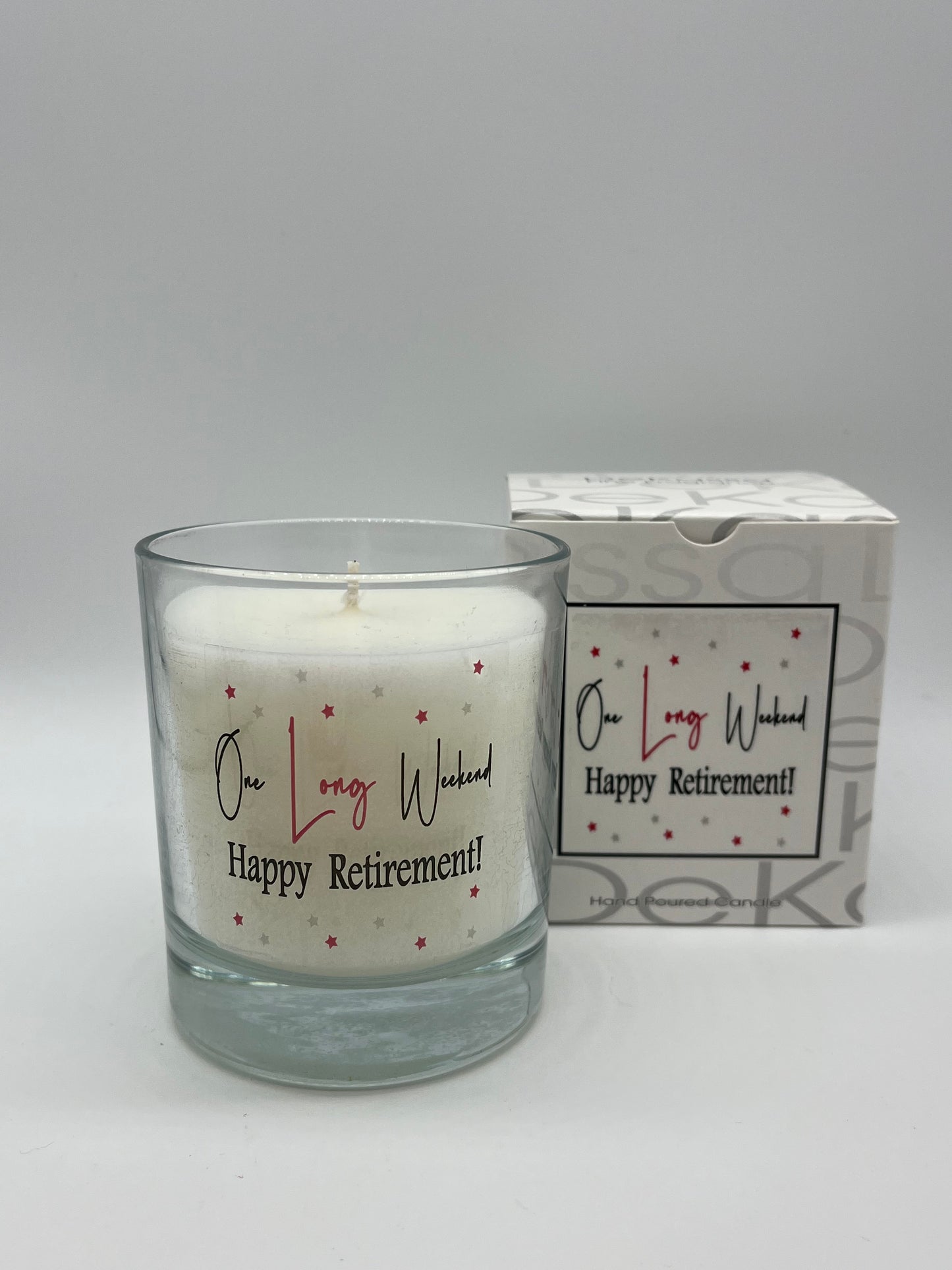 One Long Weekend Happy Retirement! | Luxury Scented Candle