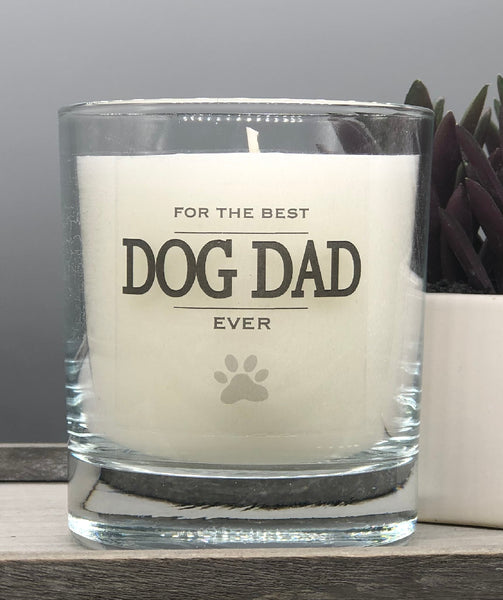 best dog dad ever scented candle