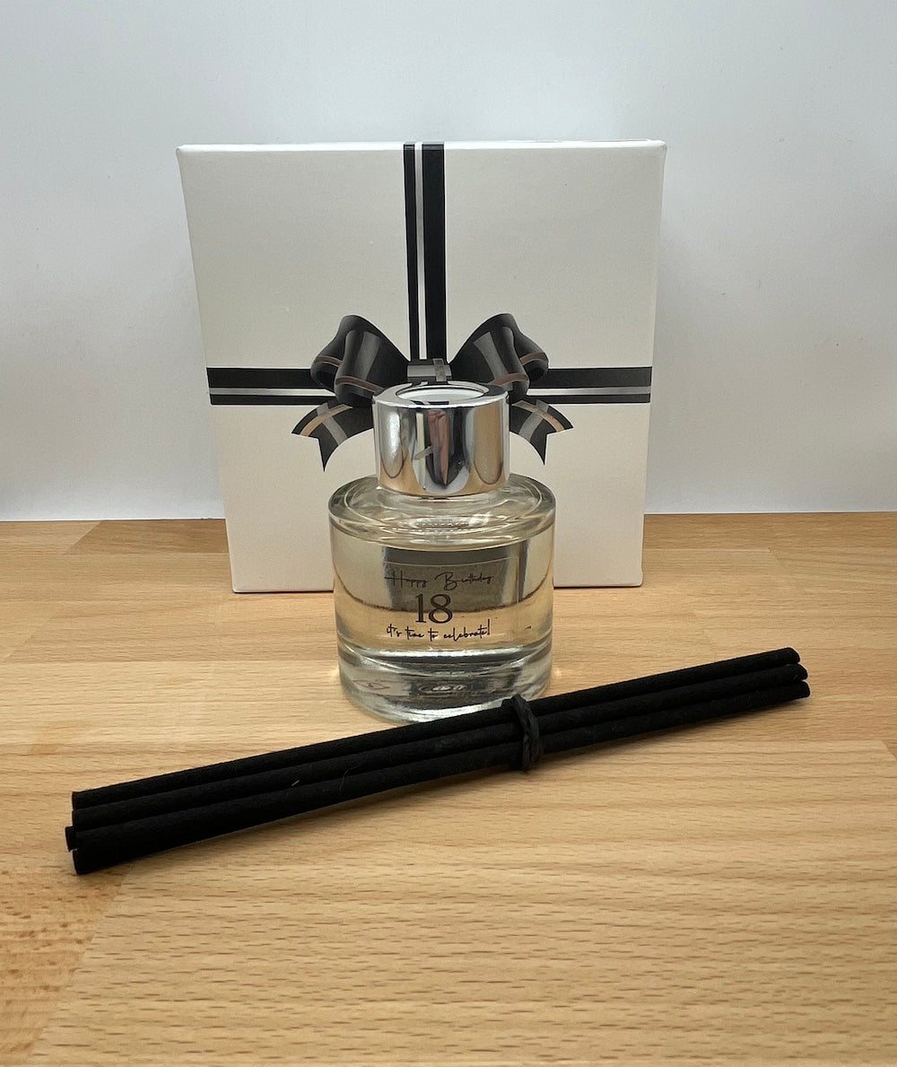 Happy Birthday 18 It's time to celebrate! | Luxury Votive & Mini Reed Diffuser Gift Set