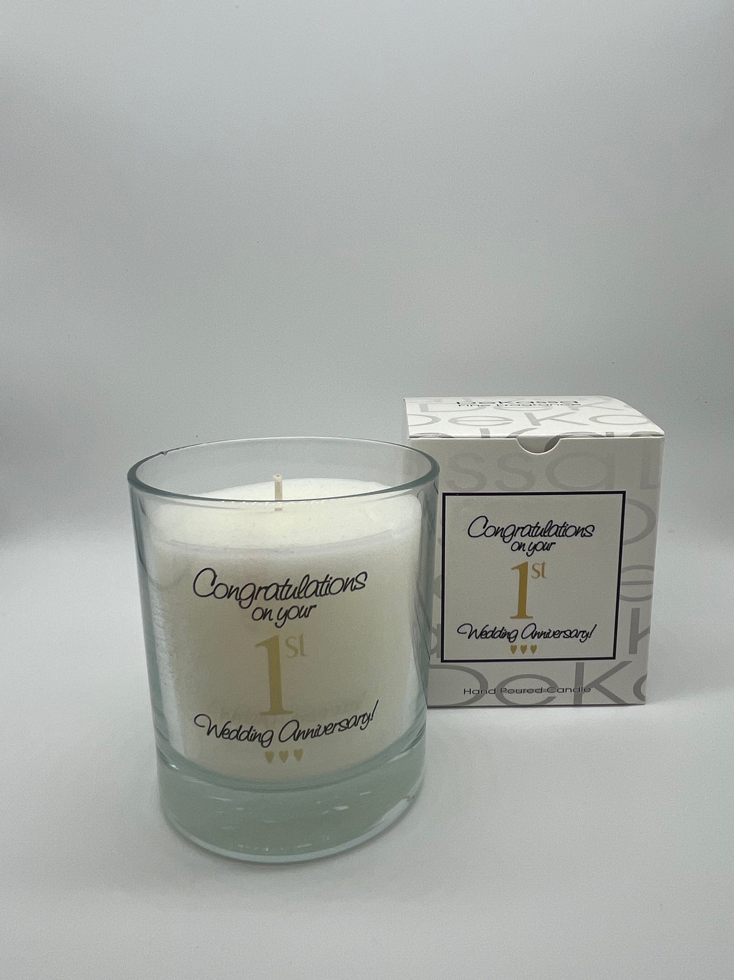 Congratulations on your 1st Wedding Anniversary! | Luxury Scented Candle