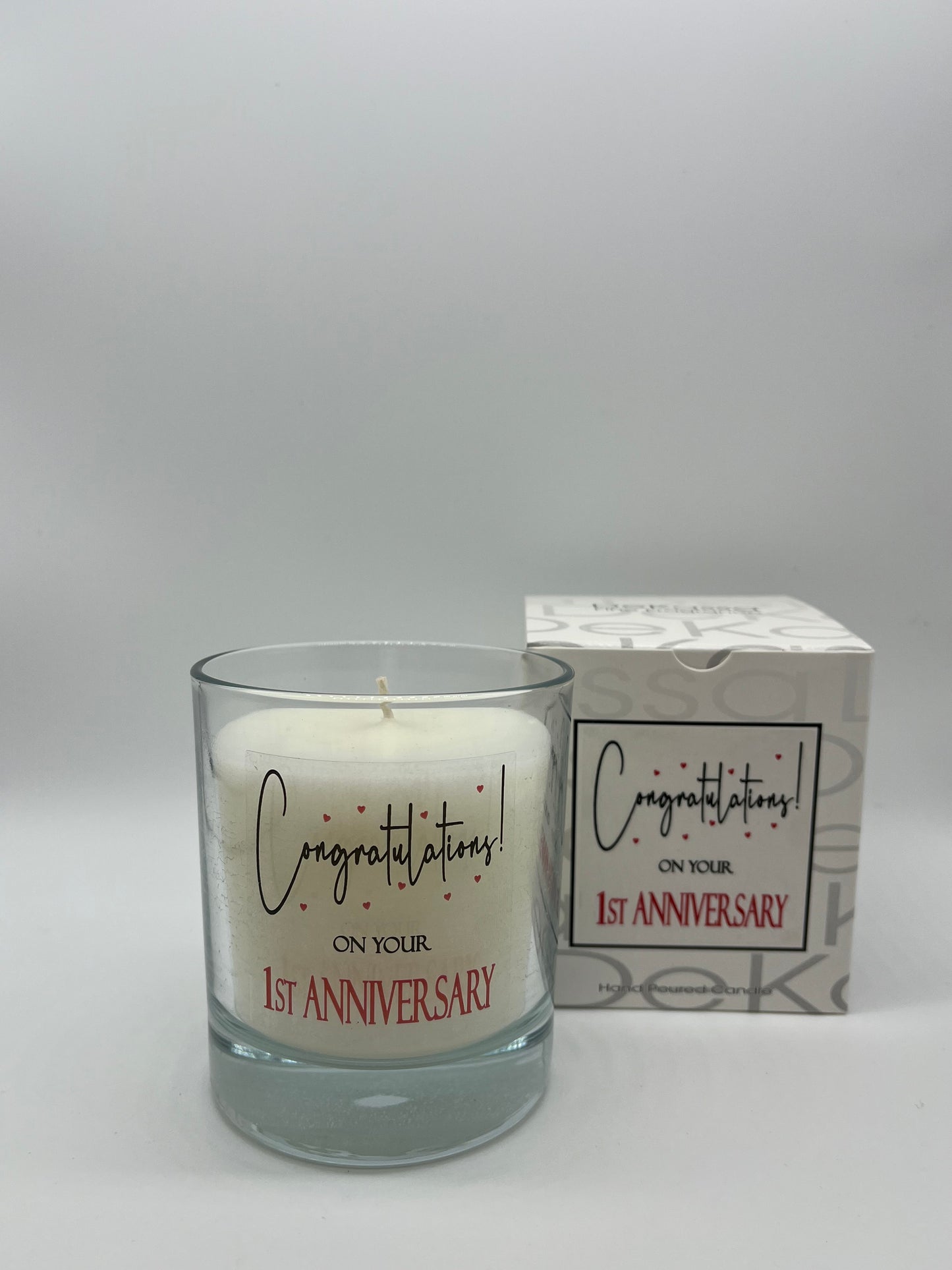 Congratulations! on your 1st Anniversary | Luxury Scented Candle