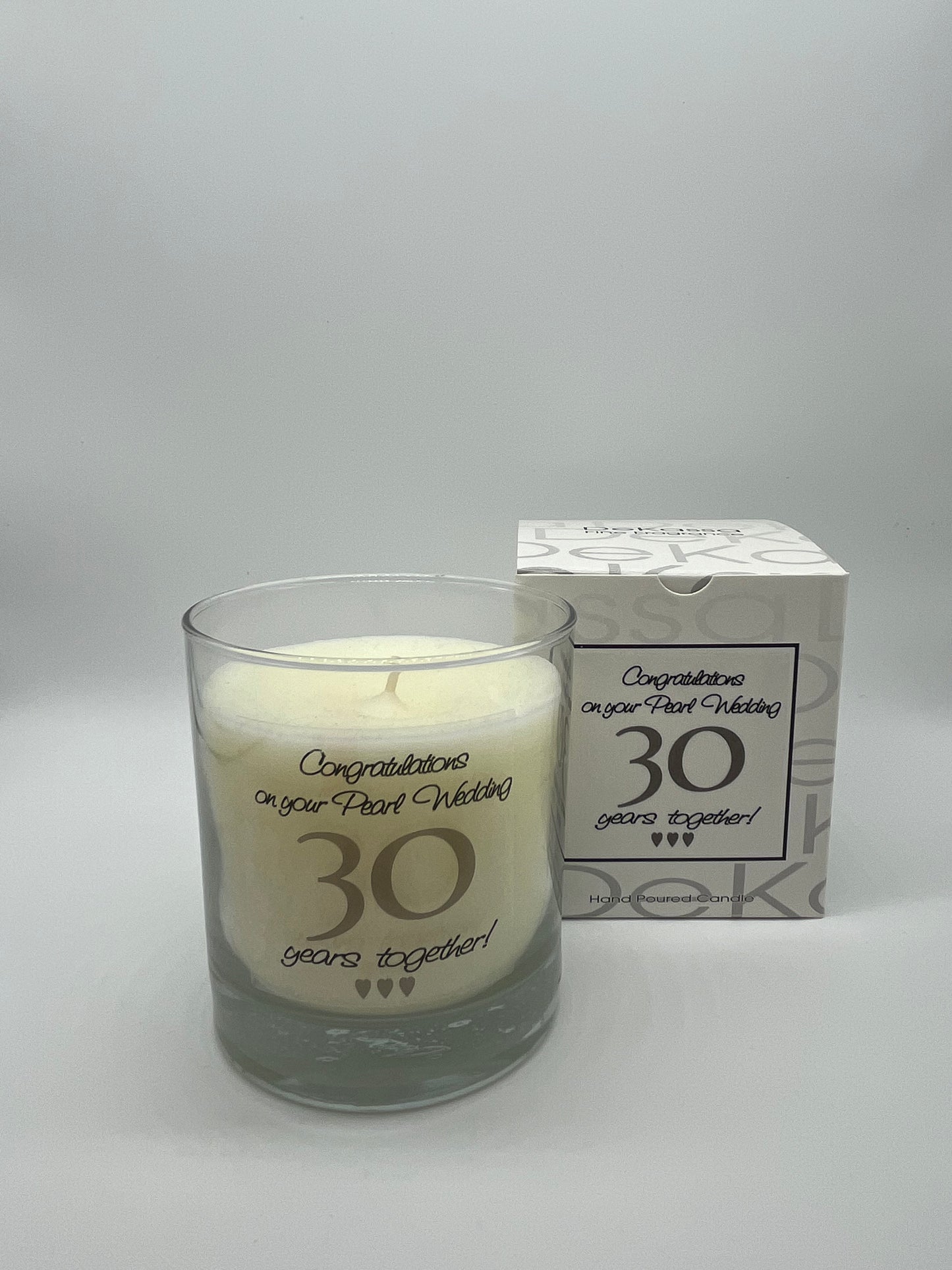 Congratulations on your Pearl Wedding 30 Years Together! | Luxury Scented Candle