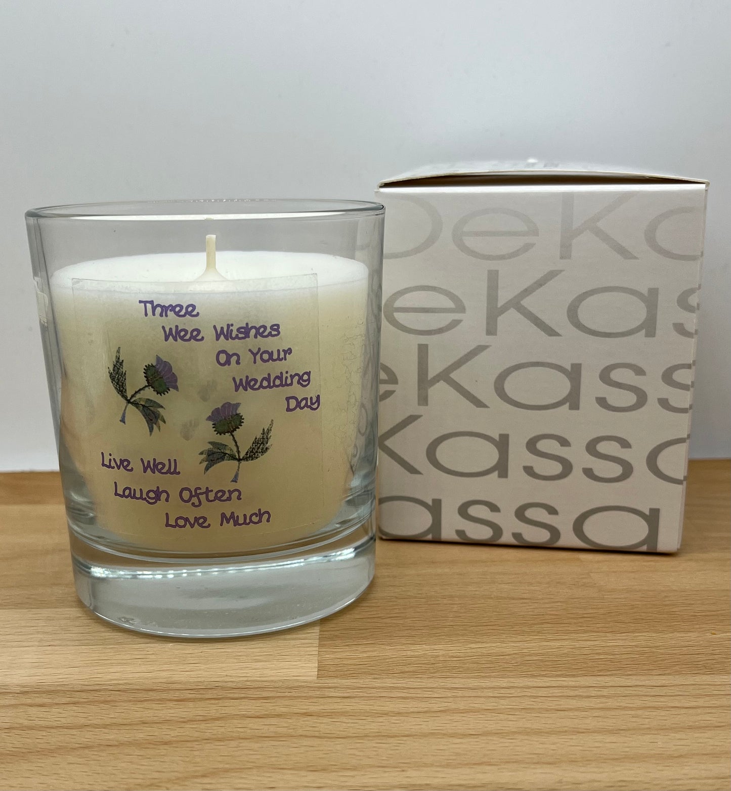 Three Wee Wishes on your Wedding Day | Luxury Scented Candle