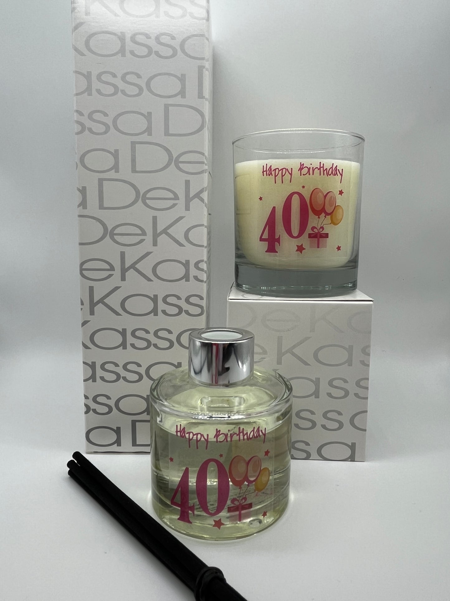 Happy Birthday 40 | Luxury Scented Candle