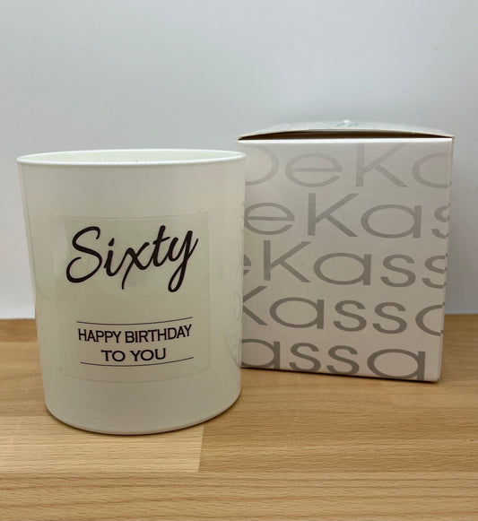 Sixty Happy Birthday to you | Luxury Scented Candle