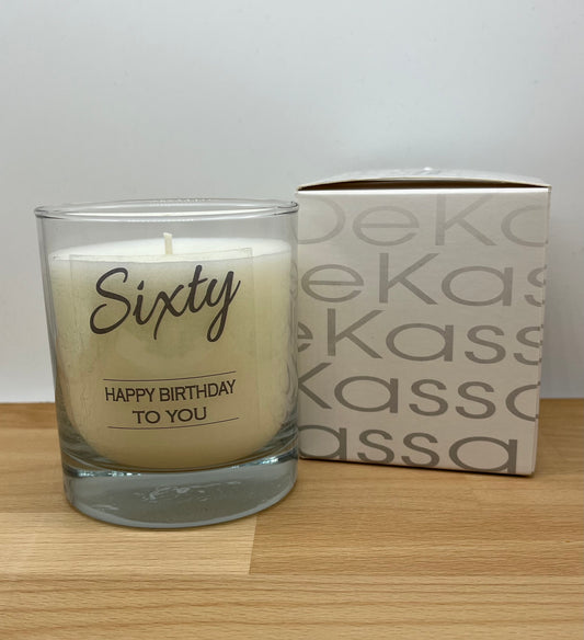 Sixty Happy Birthday to you | Luxury Scented Candle