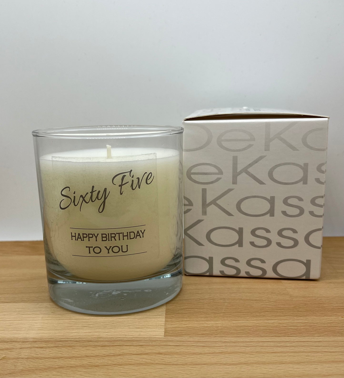 Sixty Five Happy Birthday to you | Luxury Scented Candle