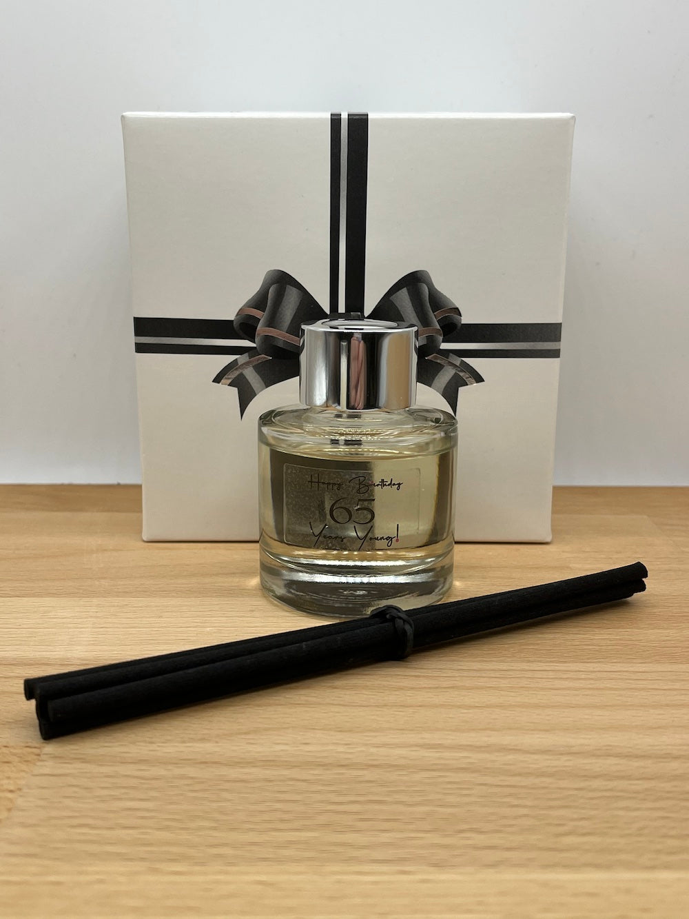 Happy Birthday 65 Years Young! | Luxury Votive & Mini Reed Diffuser Gift Set