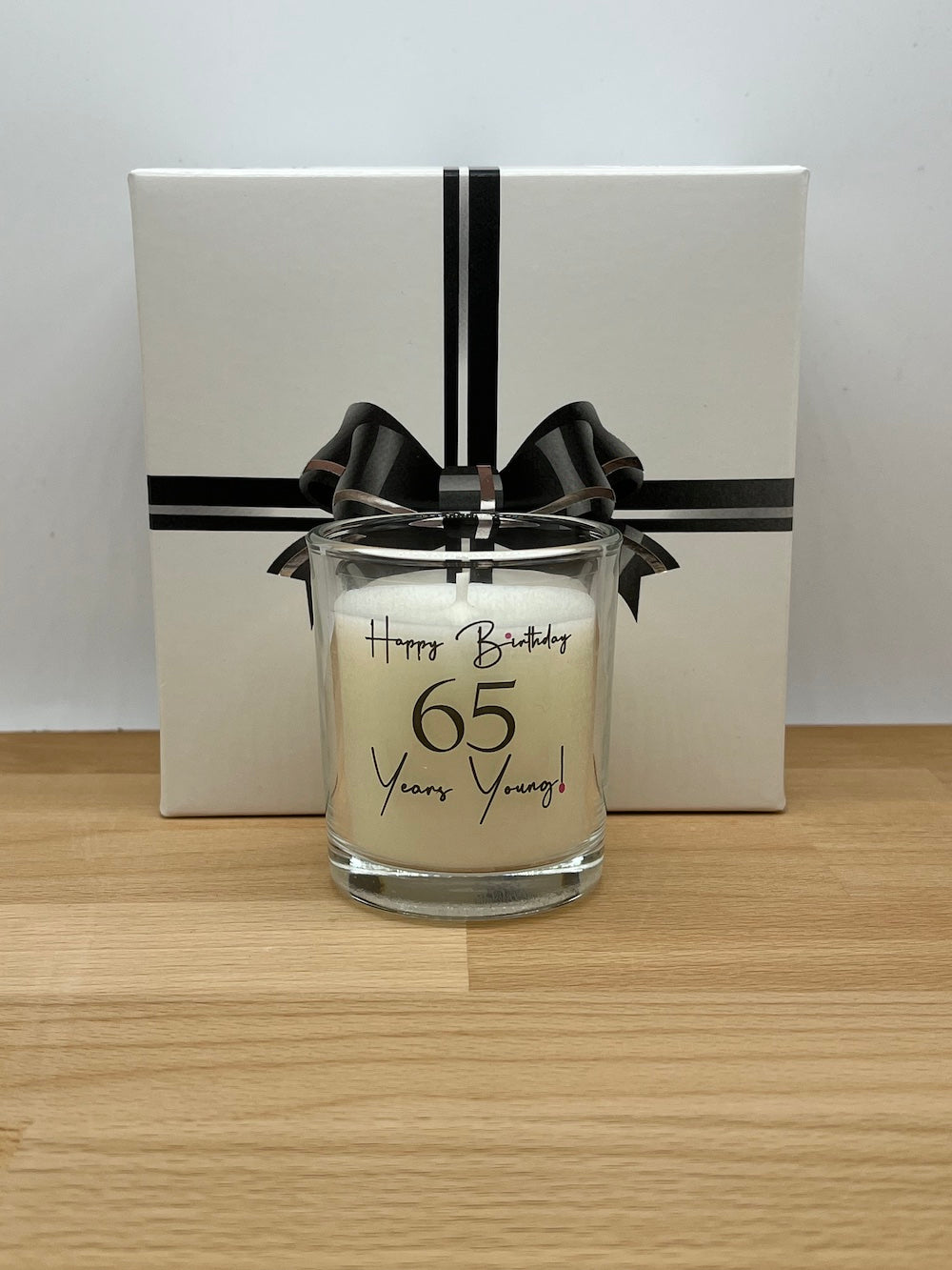 Happy Birthday 65 Years Young! | Luxury Votive & Mini Reed Diffuser Gift Set