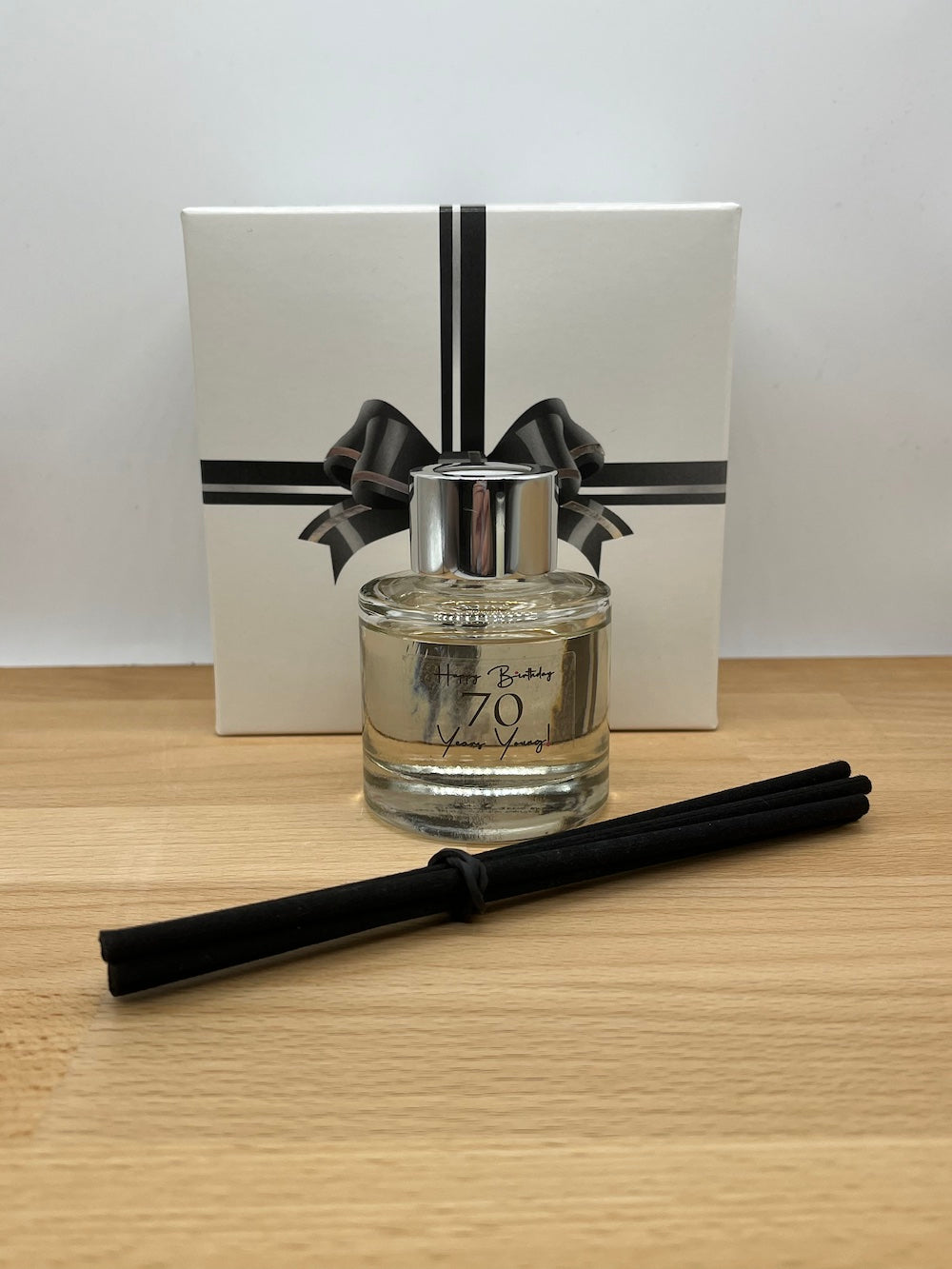 Happy Birthday 70 Years Young! | Luxury Votive & Mini Reed Diffuser Gift Set