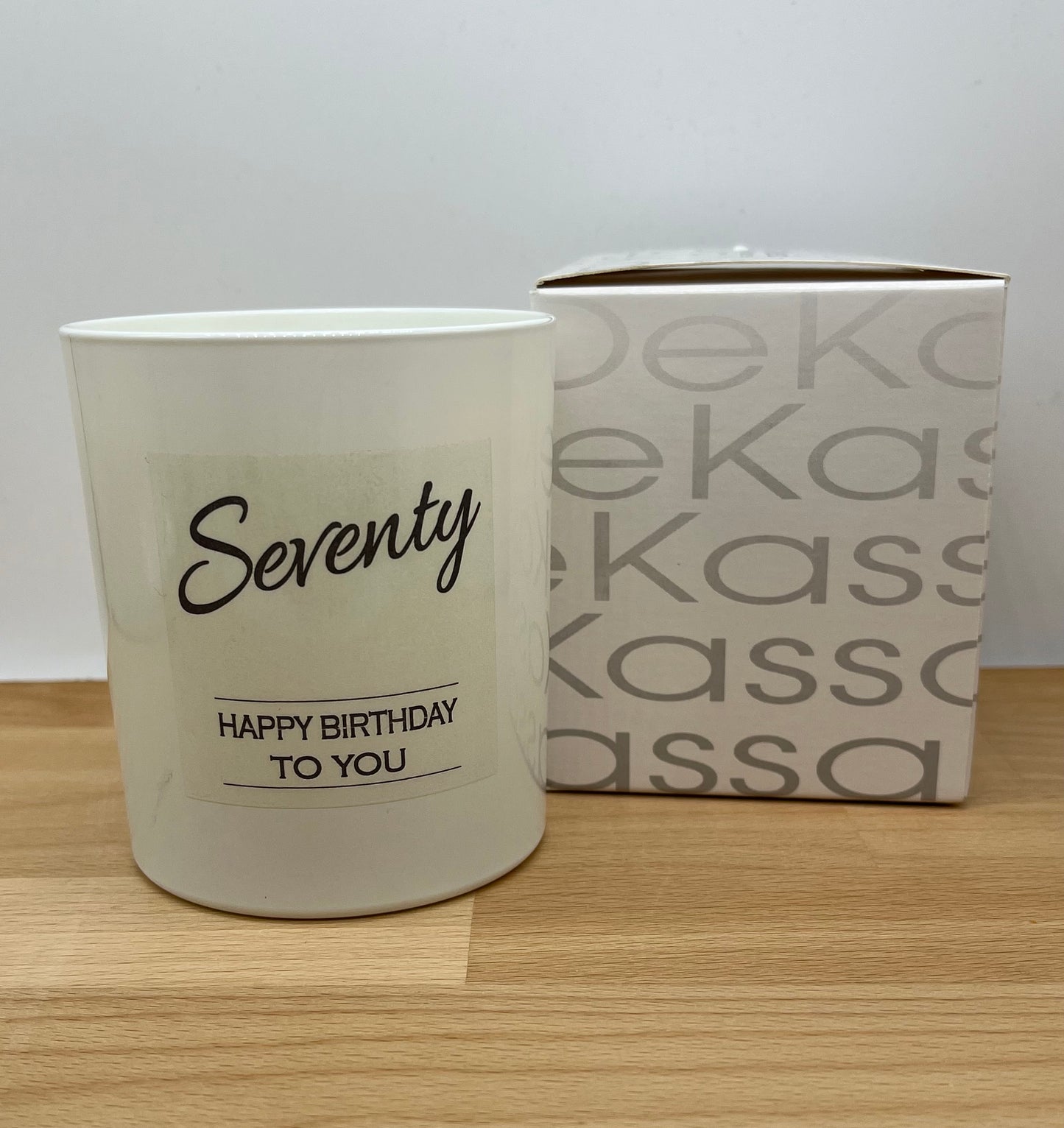 Seventy Happy Birthday to you | Luxury Scented Candle