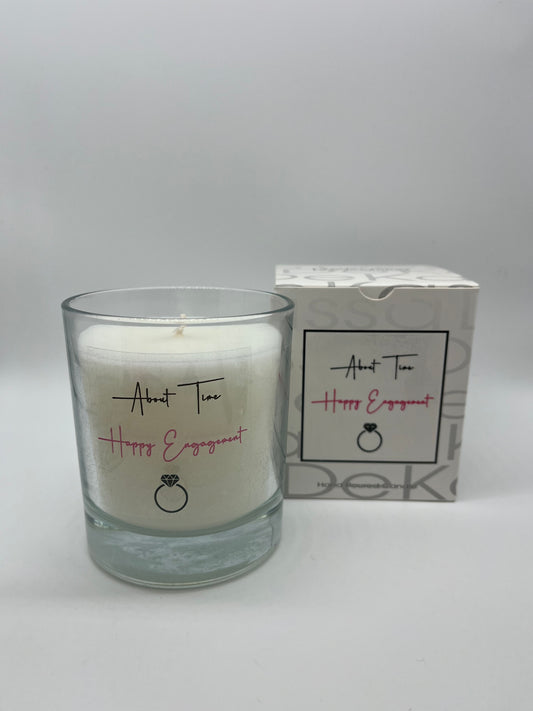 About Time Happy Engagement | Luxury Scented Candle