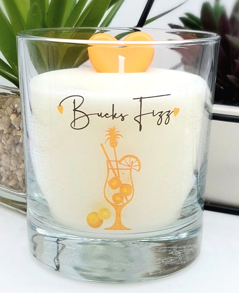 bucks fizz scented cocktail candle