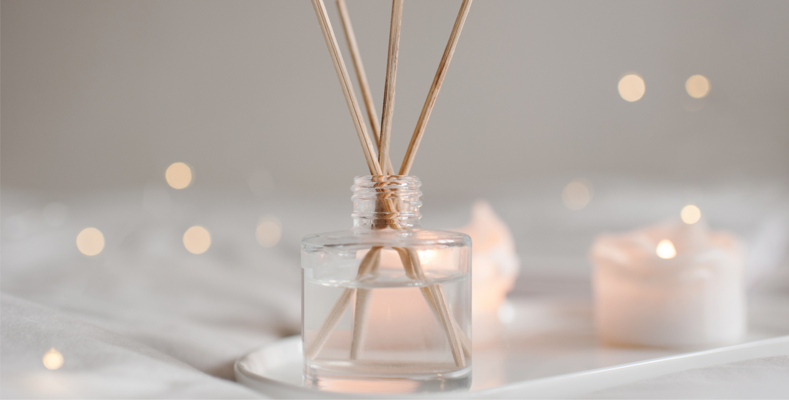 Luxury scented candles and reed diffusers for gift ideas