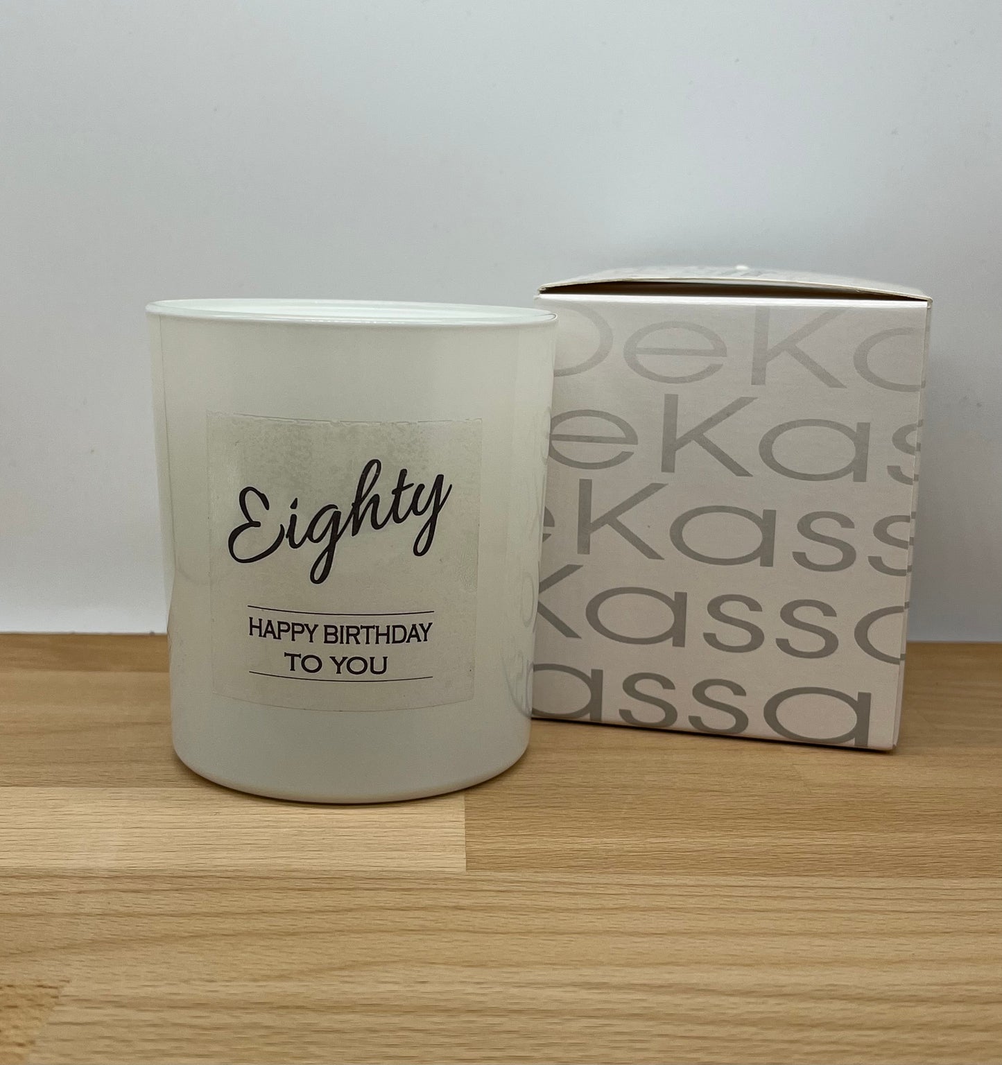 Eighty Happy Birthday to you | Luxury Scented Candle