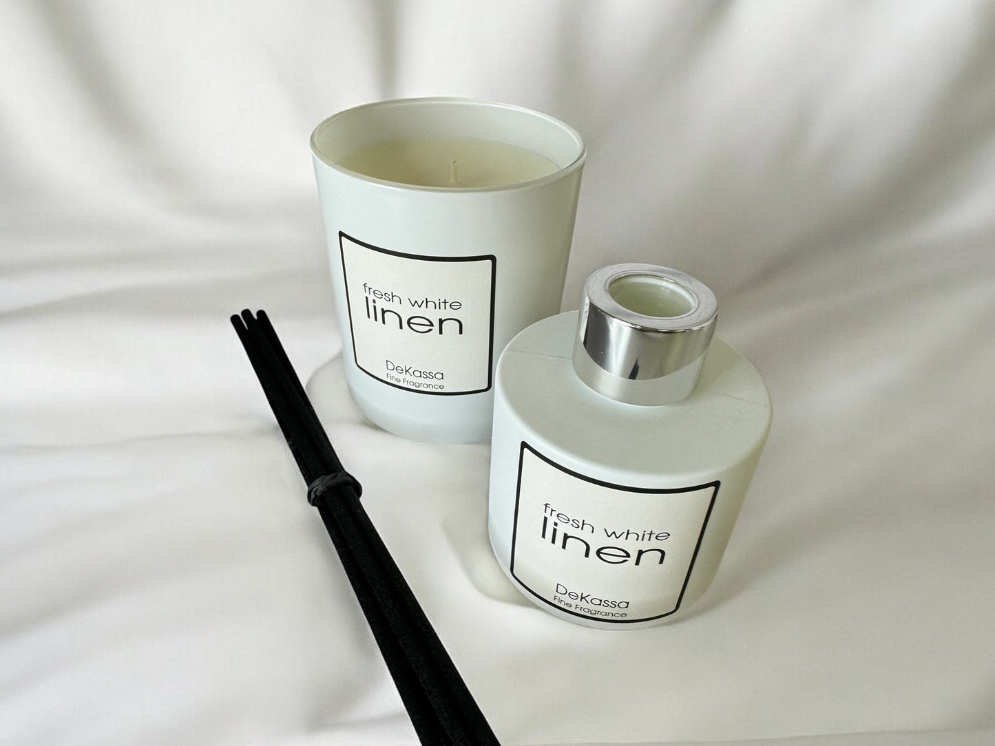 Fresh White Linen | Luxury Scented Candle