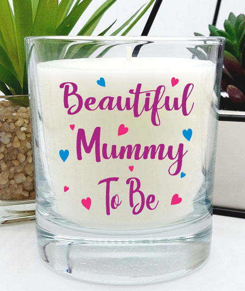 Mummy to be scented candle gift