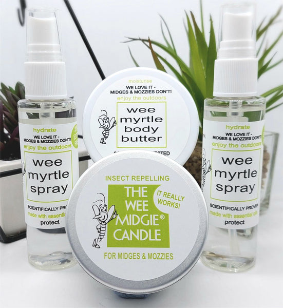 Wee Myrtle Natural Insect Repellents | Spray & Body Butter Bundle - save £7!