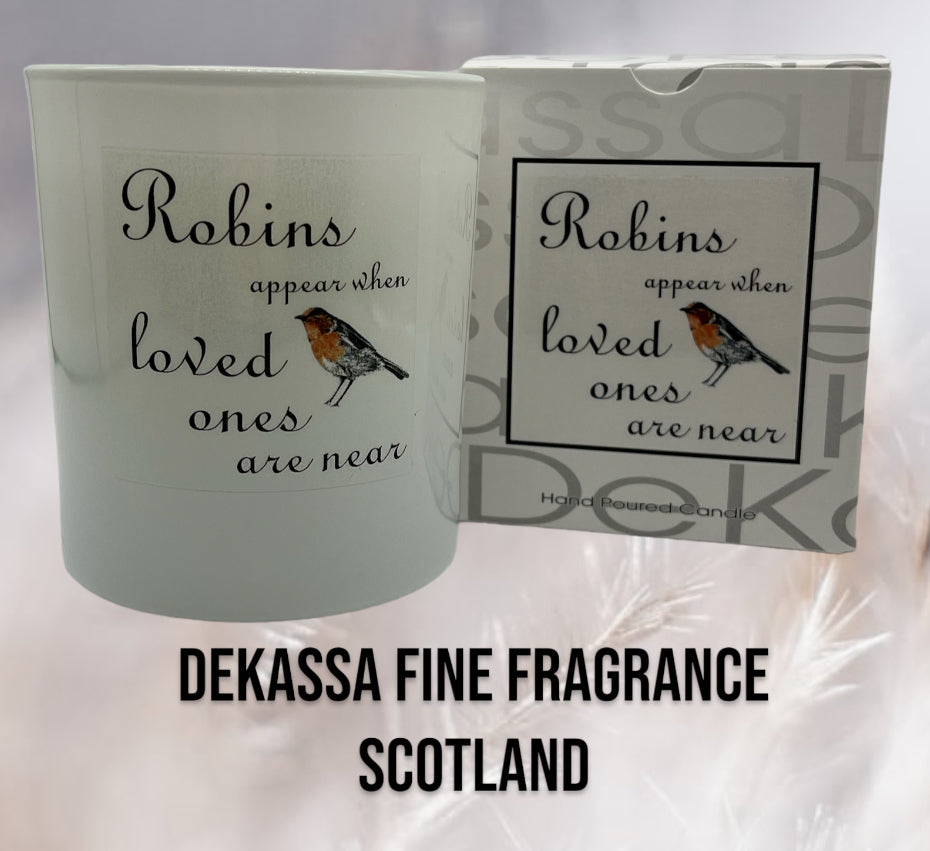 Robins Appear When Loved Ones Are Near | Luxury Scented Candle