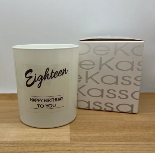 Eighteen Happy Birthday to you | Luxury Scented Candle