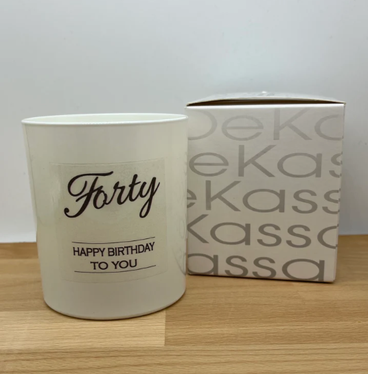 Forty Happy Birthday to you | Luxury Scented Candle