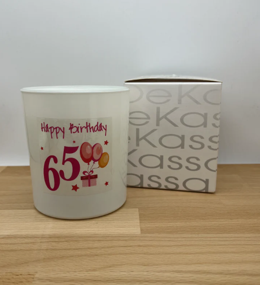 Happy Birthday 65 | Luxury Scented Candle