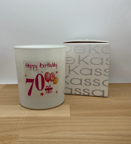 Happy Birthday 70 | Luxury Scented Candle