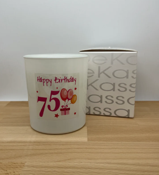 Happy Birthday 75 | Luxury Scented Candle