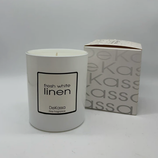 Fresh White Linen | Luxury Scented Candle