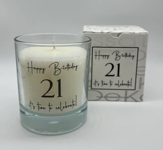 Happy Birthday 21 it's time to celebrate! | Luxury Scented Candle