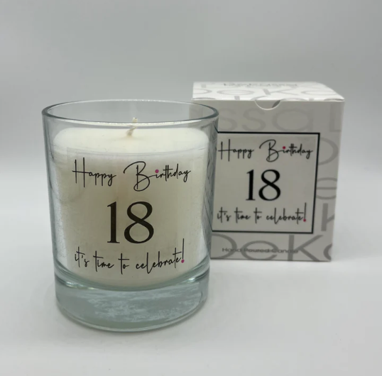 Happy Birthday 18 it's time to celebrate! | Luxury Scented Candle