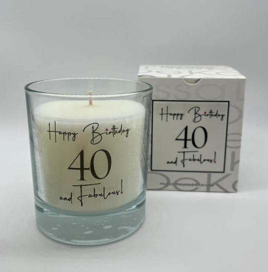 Happy Birthday 40 and Fabulous! | Luxury Scented Candle