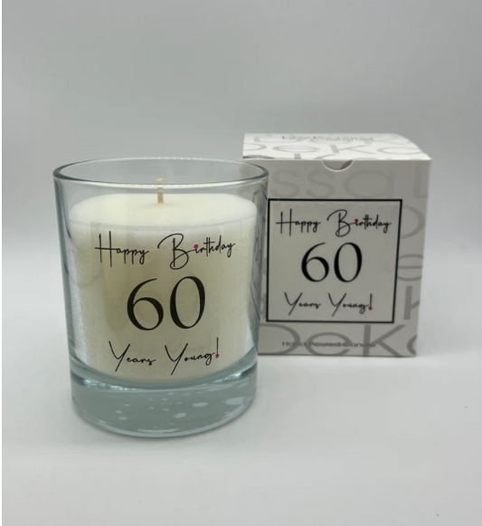 Happy Birthday 60 Years Young! | Luxury Scented Candle