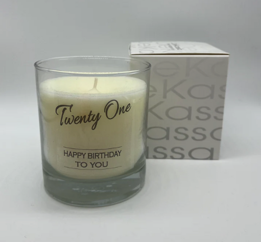 Twenty One Happy Birthday To You | Luxury Scented Candle