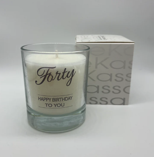 Forty Happy Birthday To You | Luxury Scented Candle