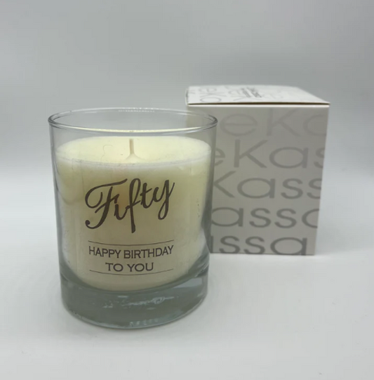 Fifty Happy Birthday To You | Luxury Scented Candle