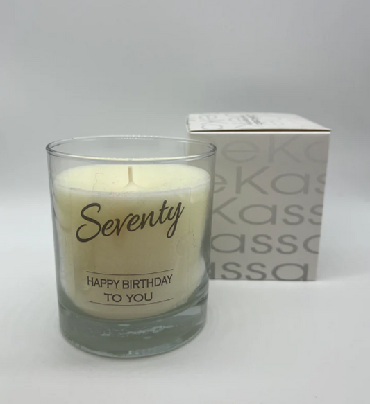 Seventy Happy Birthday To You | Luxury Scented Candle