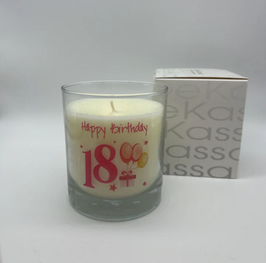 Happy Birthday 18 | Luxury Scented Candle