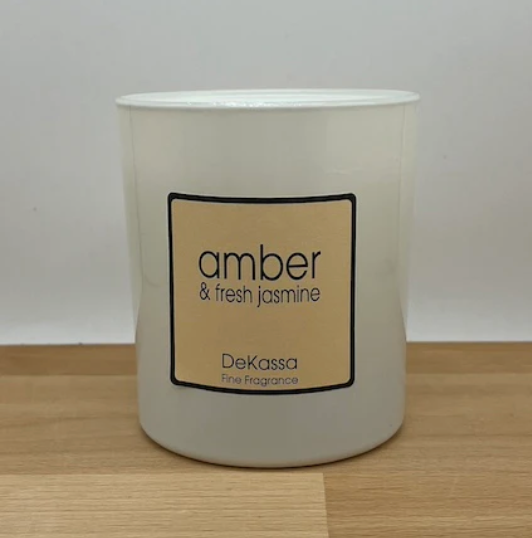 Amber & Fresh Jasmine | Luxury Scented Candle