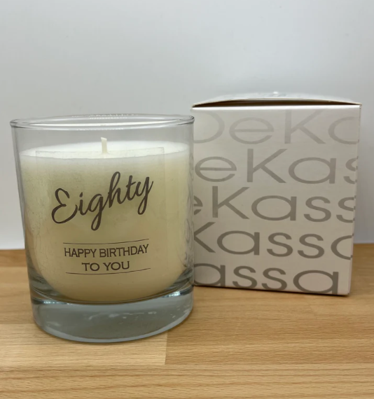 Eighty Happy Birthday to you | Luxury Scented Candle